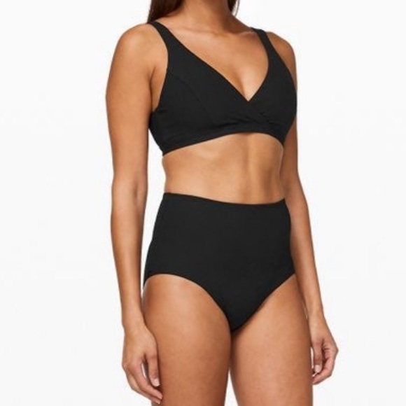 Lululemon Clear Water High Rise Ribbed Bikini Bottoms - Picture 2 of 6